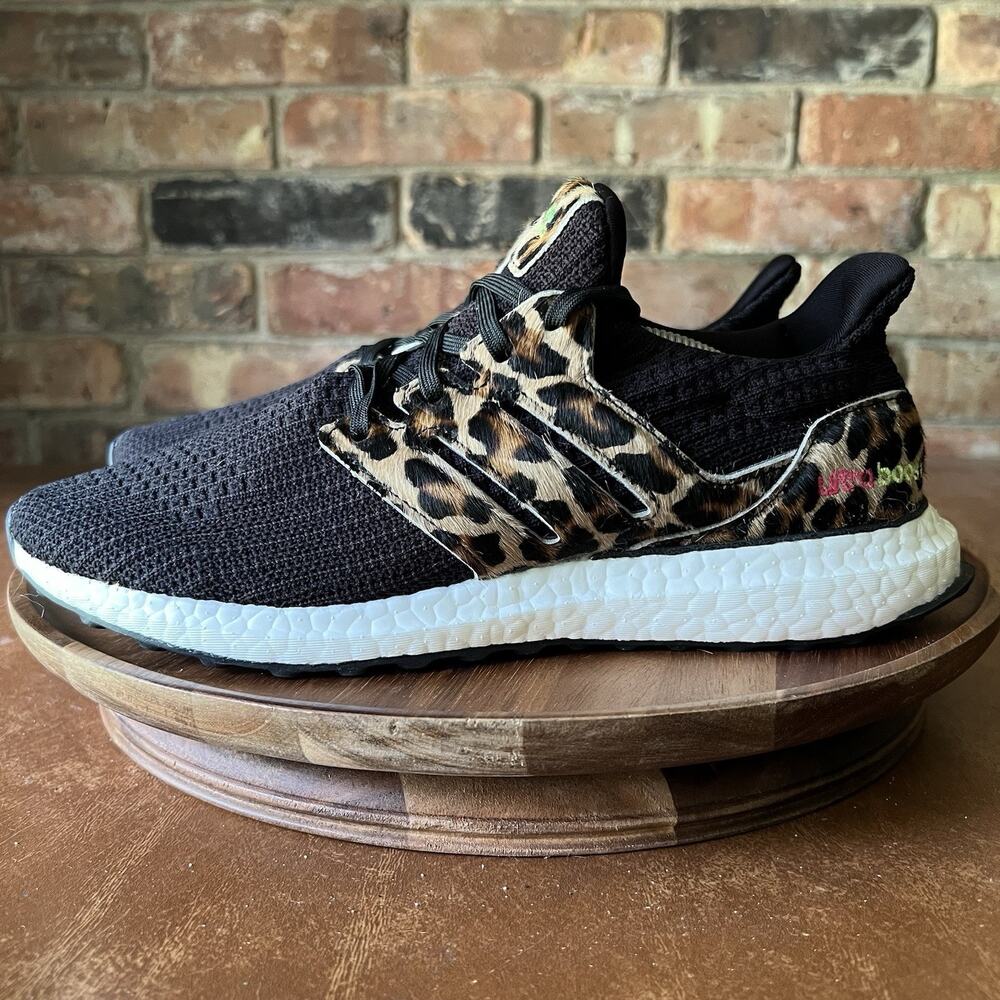 Adidas Ultraboost DNA Leopard Black Animal Pack Men’s 8 Women's 9 Running Shoes